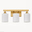 Luminaire de salle de bain industriel en verre brossé cylindrique givré 3 lumières-1094279566