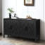 Armoire décorative de style campagnard 60 pouces avec 4 portes et tablette réglable-944404935