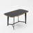 Arbania Glass Iron Writing Desk