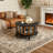 31.5" Round Solid Wood Coffee Table With Storage Function-129404975