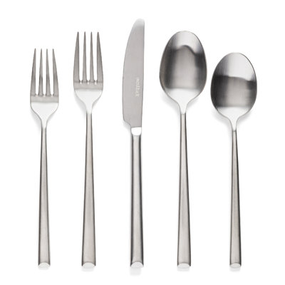 over&back Modern 18/8 Flatware Set - Service for 4