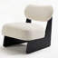 Fauteuil d'appoint en tissu Boucle