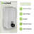 1200 Ml Vertical Manual Surface-Mounted Stainless Steel Liquid Soap Dispenser