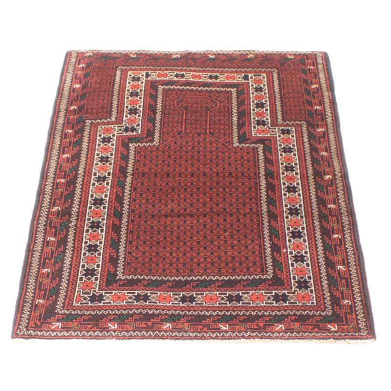 Teimani Burgundy Rug 2'11" x 4'8"
