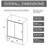 60 In Wide X 62 High Single Sliding Shower Door, 1/5 Inch Thick Tempered Glass, Stainless Steel Handle, Adjustable Width Range, Silent And Stable Movement, Stylish Appearance Bathtub W H, Clear