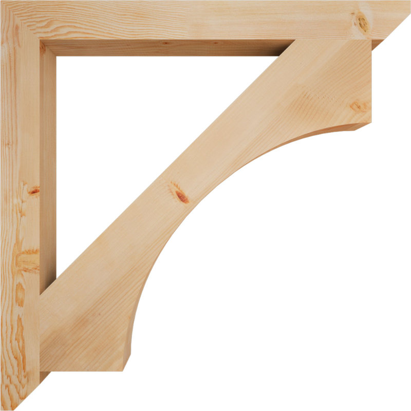Support en bois Westlake, Sapin de Douglas, H 42 po x l 3,5 po x P 42 po