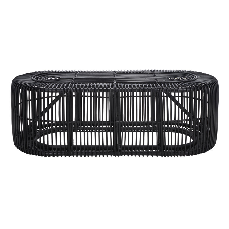 Table basse cylindrique, Noir