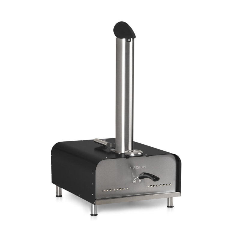 Klarstein 0 - Burner Countertop Gas Grill, Black