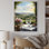 «Vineyard Romantic Charm Landscape», reproduction d'art sur toile