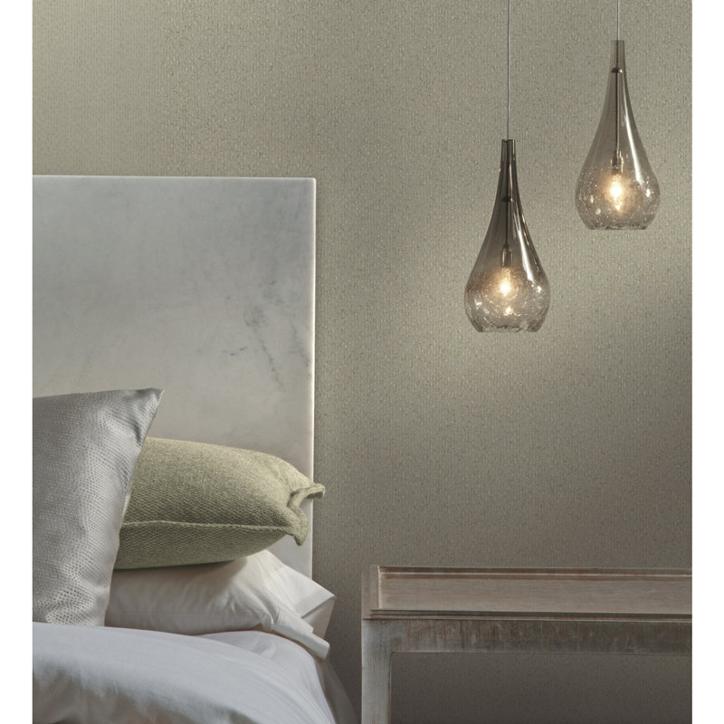 Abstract Shimmer Wallpaper Roll by Candice Olson, Tan