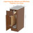 HomLux Plywood Ready-to-Assemble Base Cabinet with Adjustable Shelves and Soft Close-2105440252-2105440253