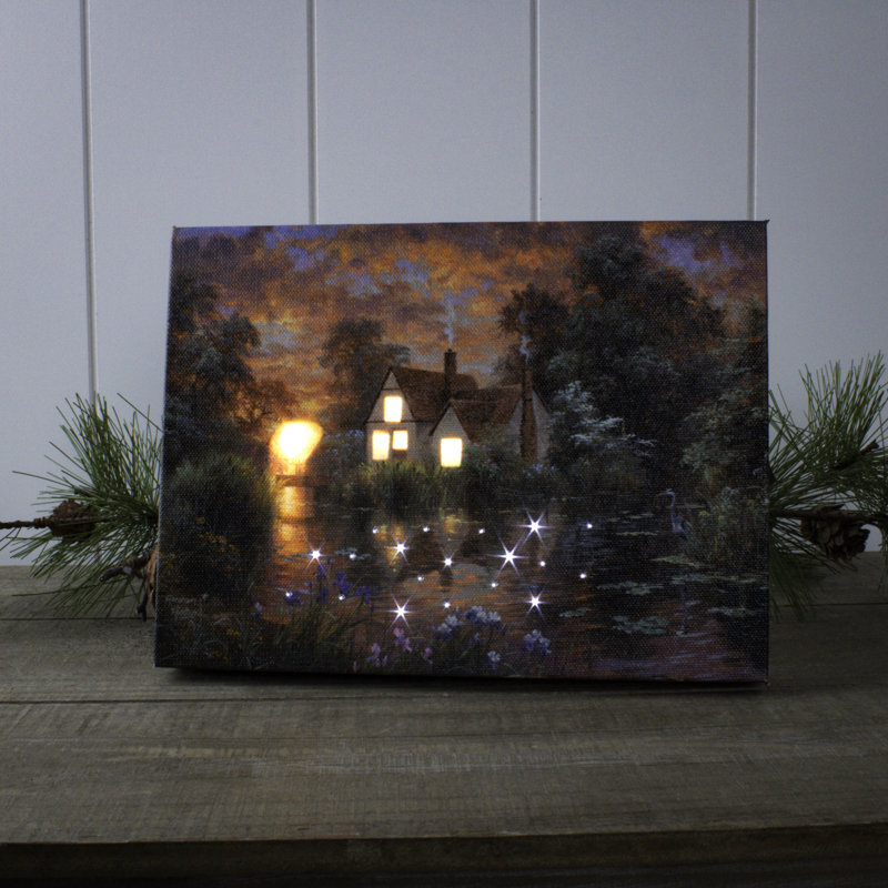 Toile de table lumineuse 8 x 6 Elliana - Wetland Cottage