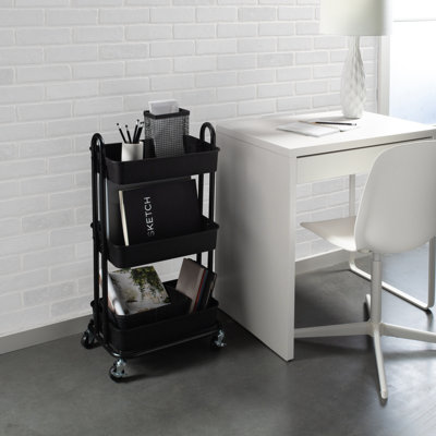 13.39'' W Utility Cart with Wheels
