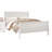 Louis Philippe White Finish E. King Bed