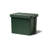 Like-it Plastic Storage Box Bin Green Deep Organizer with Sliding Inner Tray for Pantry and Garage-106884493-106884486