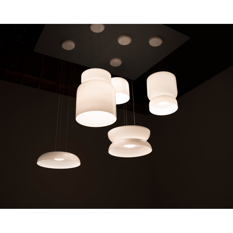 Luminaire suspendu géométrique à 2 lumières Totem