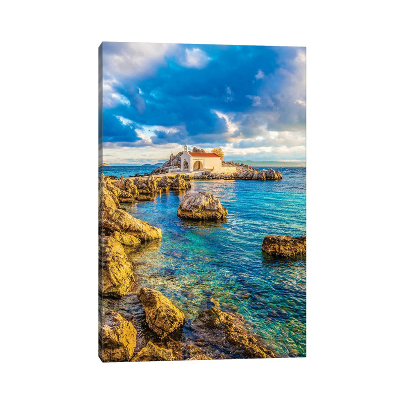 «Chios Island» par Nejdet Duzen - reproduction de photo sur toile tendue, H 12 po x l 8 po x P 0,75 po
