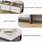 79" TV Stand for 85 Inch TVs, Industrial Entertainment Center with 2 Drawers, Open Shelves & Metal Frame-1071759958