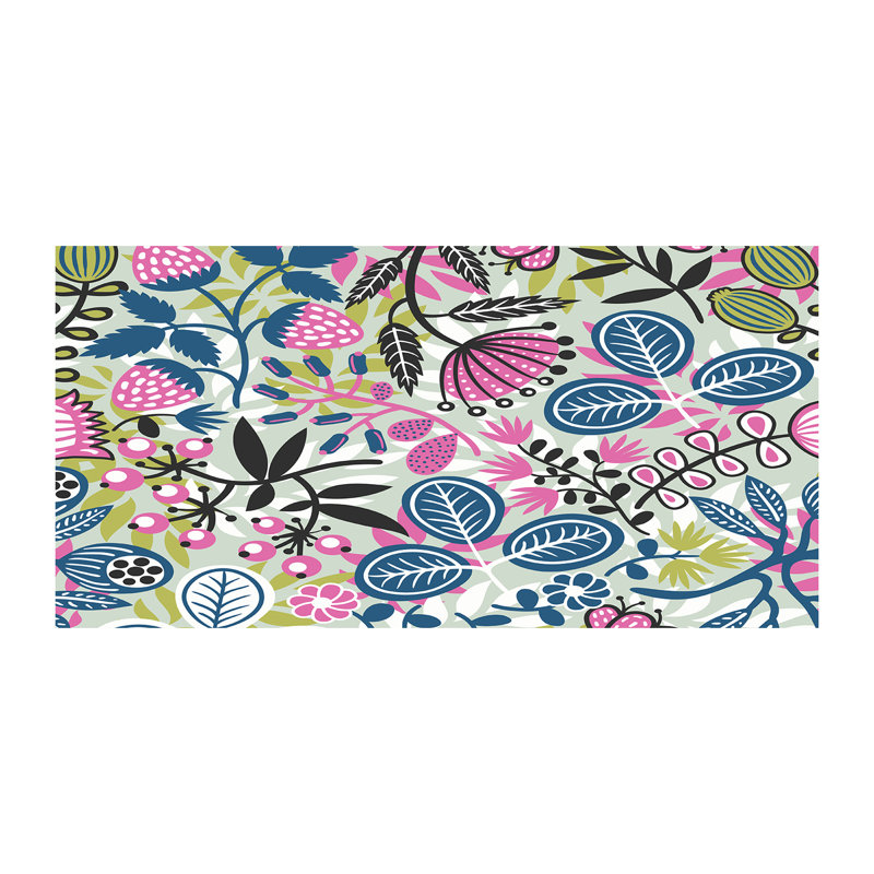 Floral Pattern - Wrapped Canvas Print