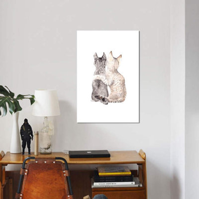 « best friends »-impression sur toile tendue