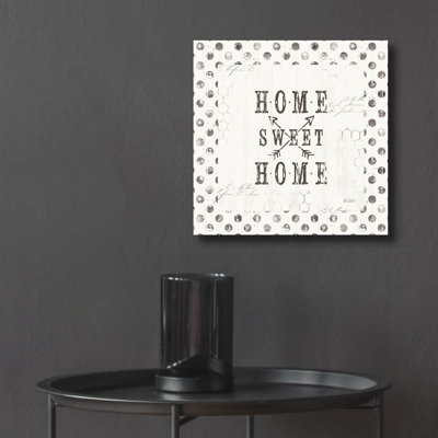 Epic Art 'Farmhouse Fresh 01a Home Sweet Home' by Katie Pertiet Acrylic Glass Wall Art