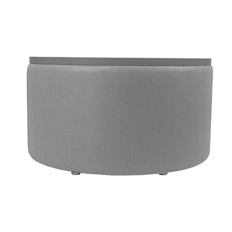 Repose-pieds rond 30 po Pro Series, Gris foncé