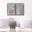 Abstract Flowers Set Abstract Canvas Print by Oliver Gal, Black Frame, 10 x 15-2022152476-2022152479