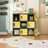This storage locker cabinet has 9 doors and every door has key lock-1860507441