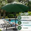 Parasol d'extérieur 10 pi avec protection contre les rayons UV UPF 50+ 10 pi-1366680519