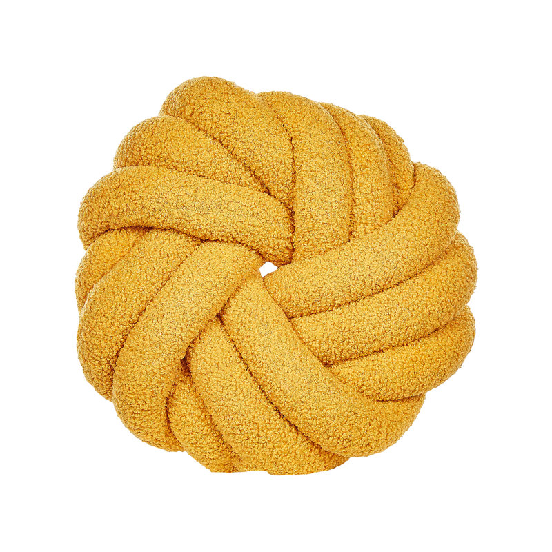 Alfaia Yellow Circular Cushion