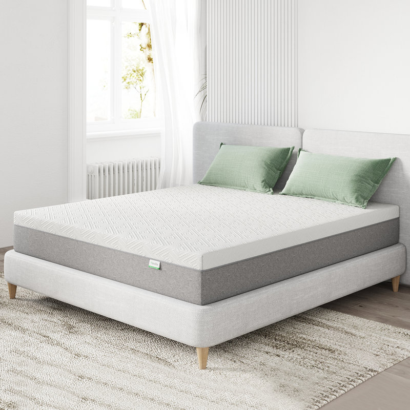Matelas en mousse viscoélastique gélifiée 10 po Beedle, Très grand simple