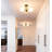 Celestyna Modern Matte Black Semi-Flush Led Globe Ceiling Light - 3 Light-1113674940