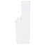Grand lit mural blanc avec charnières hydrauliques, espace et pratique, capacité de poids de 600 lb, rangement pour matelas inclus, convient aux intérieurs industriels, bureau de levage suggéré de 10 pouces, option pour les chambres,-681082432-681082434