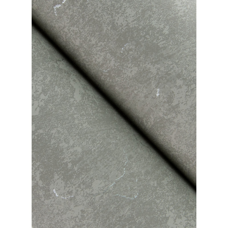 Metallic Wallpaper Roll, Gray