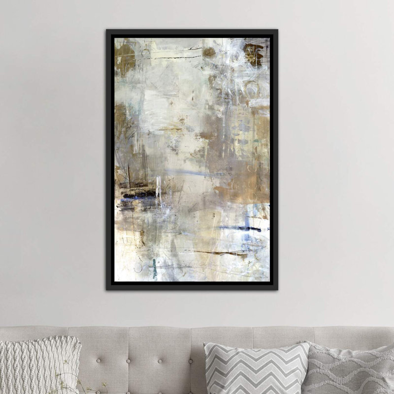 «Asking for White» par Julian Spencer - reproduction d'art, H 60 po x l 40po x P 1,5 po, Toile avec cadre noir
