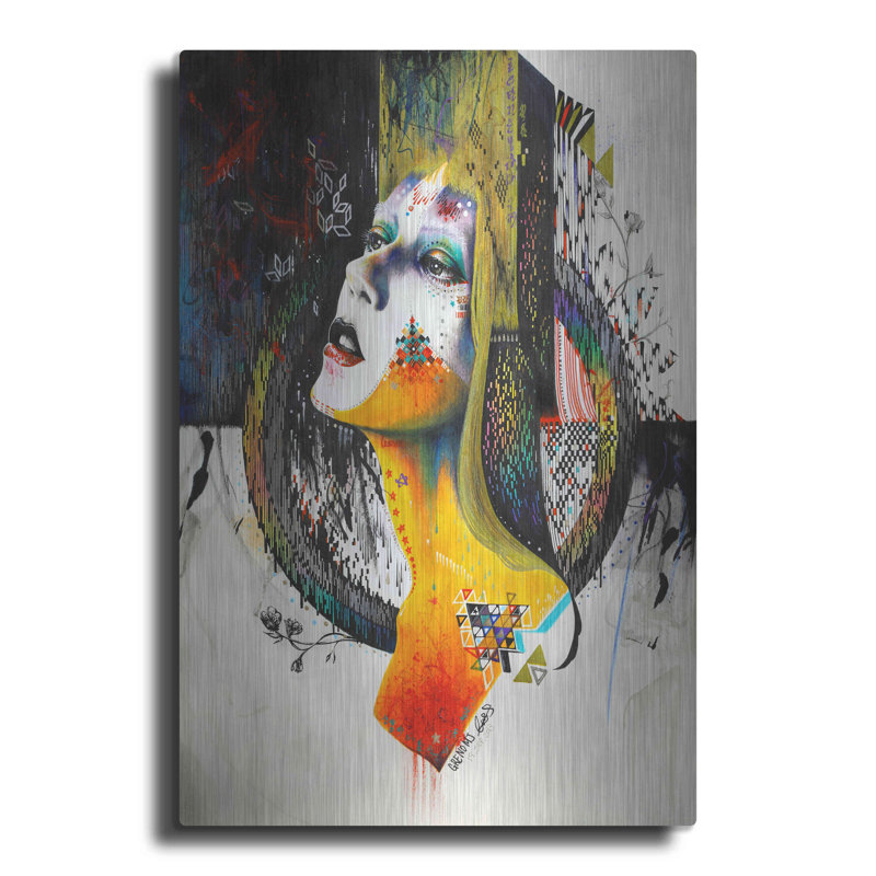 Red Barrel Studio 'Between Hope And Despair' by MinJae, Metal Wall Art, 16" H x 12" W