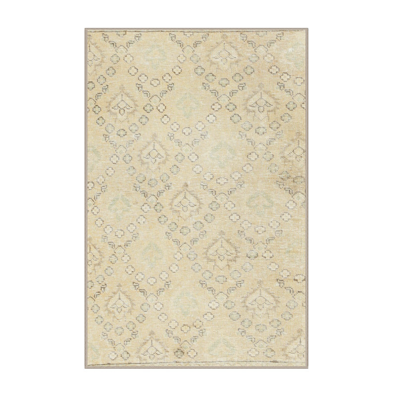 Tapis beige contemporain Ottello, Rectangle 5 pi x 7 pi