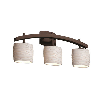 Barre d’éclairage de salle de bain 3 lumières Barkett