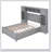Wooden Bed With All-In-One Cabinet And Shelf-341904050