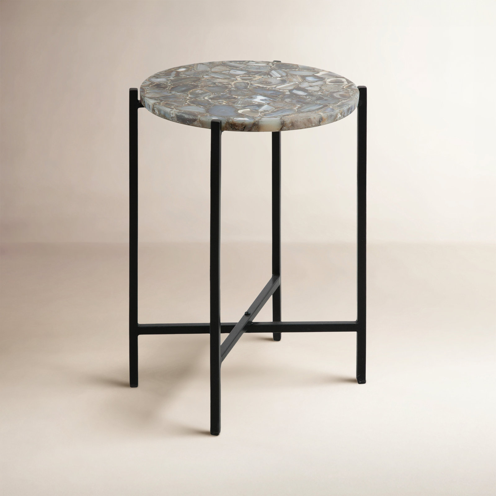 Delfina Stone End Table