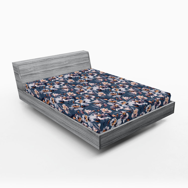 Drap-housse floral Ambesonne