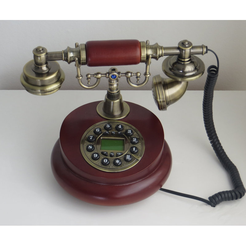 Rotary Dial Corded Telephone