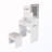 3-Color LED Vanity Mirror With Stool And 2 Drawers & 5 Storage Cabinets-1857691253