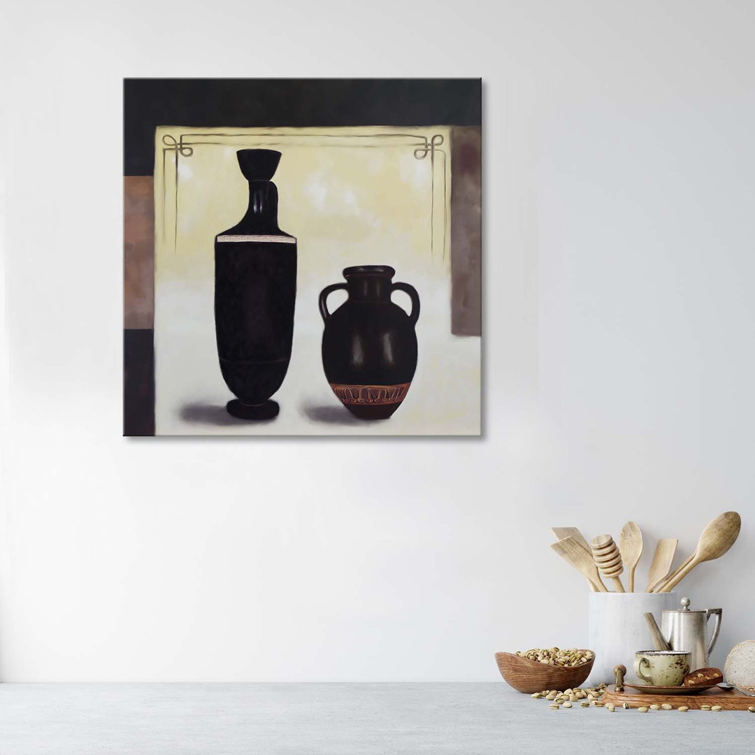 Leinwandbild Two Black Jugs 16073