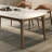 Luxury Marble Ash Rectangular Dining Table Sets-102786946-102786947