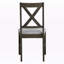 Chaise d'appoint à finition grise Cradle (ensemble de 2)