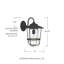 Dorulet 1 - Bulb Seeded Outdoor Wall Lantern-1999988099-1999988097