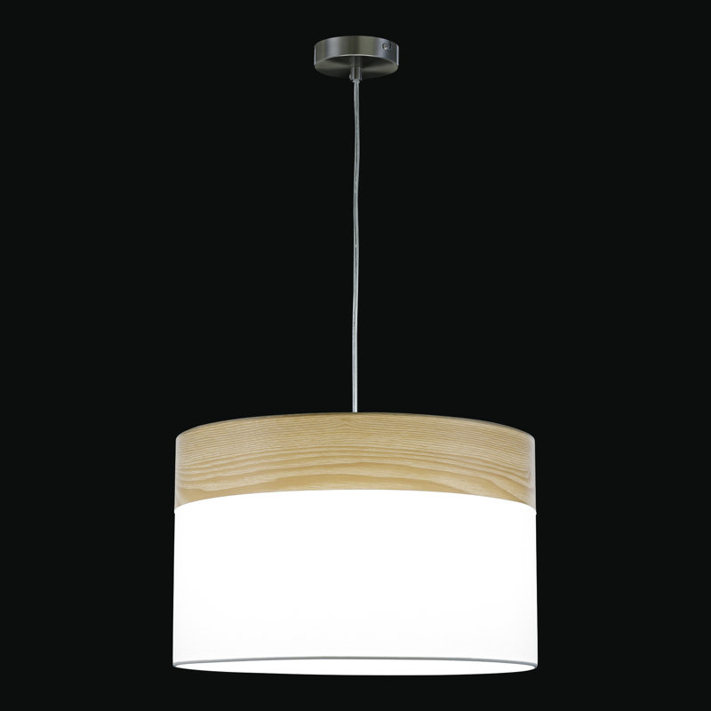 Glenfield 1 - Light Drum Pendant, Beige