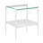Coffee Table And End Tables Set Of 3, Tempered Glass Table With MDF Layer, Modern Tables For Living Room-1890747926
