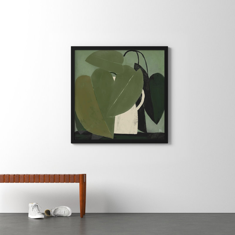 Green On Green by StudioM, 44" H x 44" W x 1.25" D, Black
